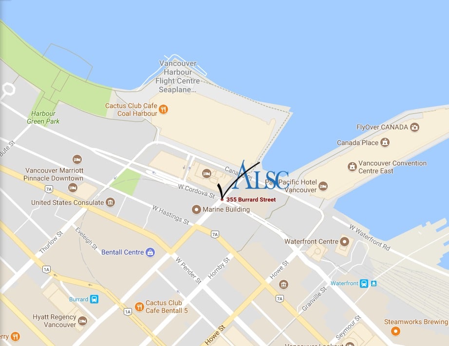 Vancouver SC map